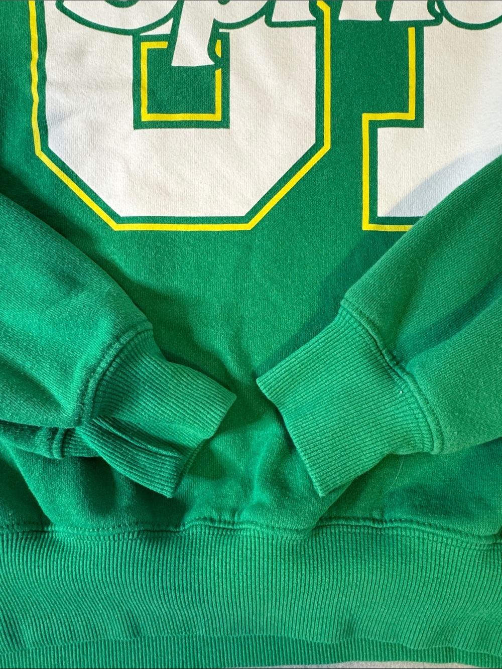 Women's Coca-Cola Sprite Sweatshirt Size XXS Green - Picture 7 of 10